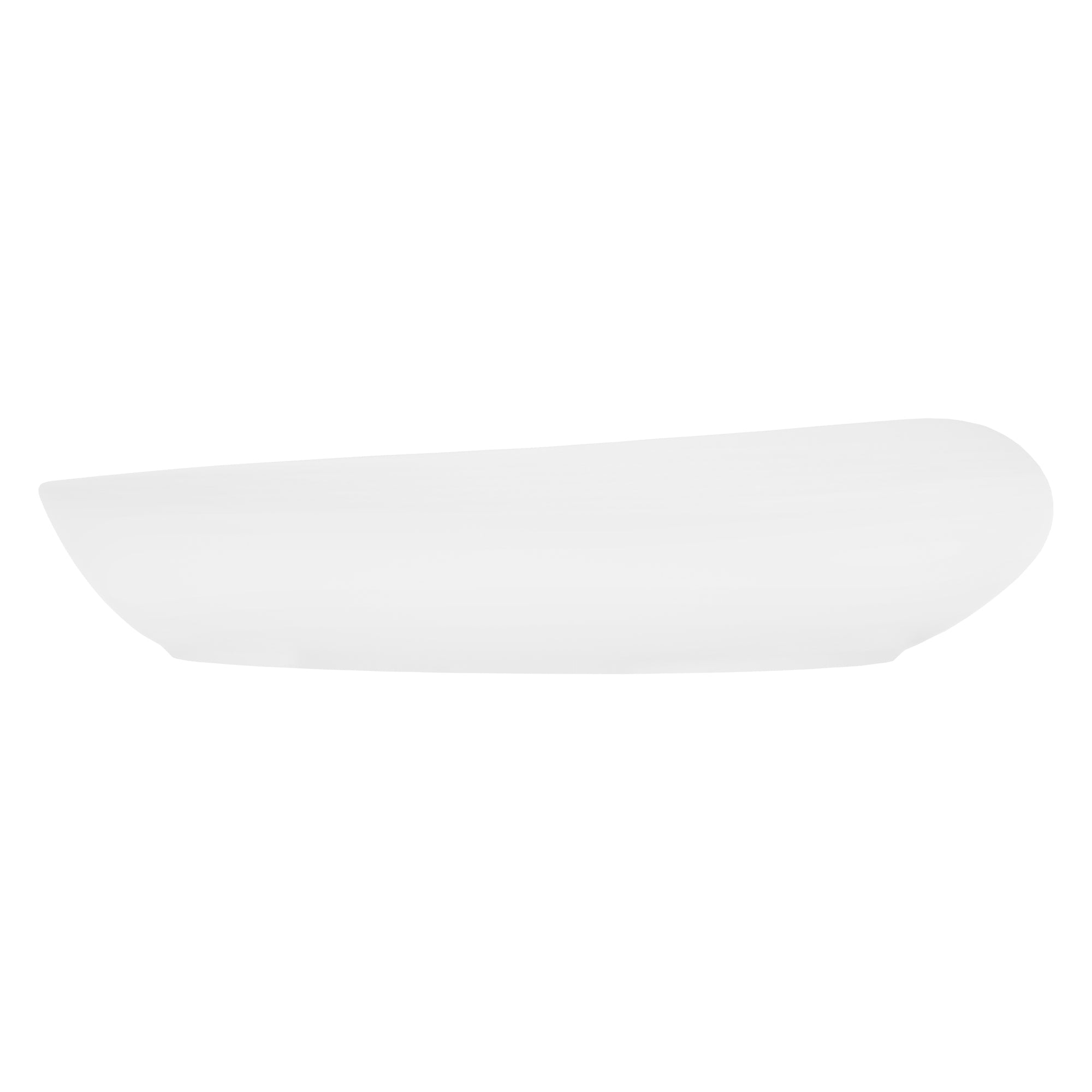 ECD Germany Sanitär lavabo ovale blanc 58,5 cm sans trop-plein à poser