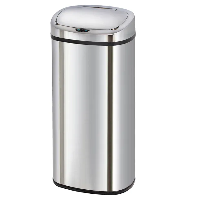 Red Deco Majestic 80L poubelle automatique inox