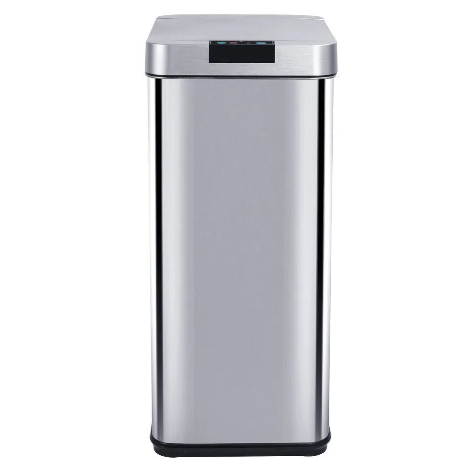 Parkside Poubelle automatique 50L acier inox capteur sans contact