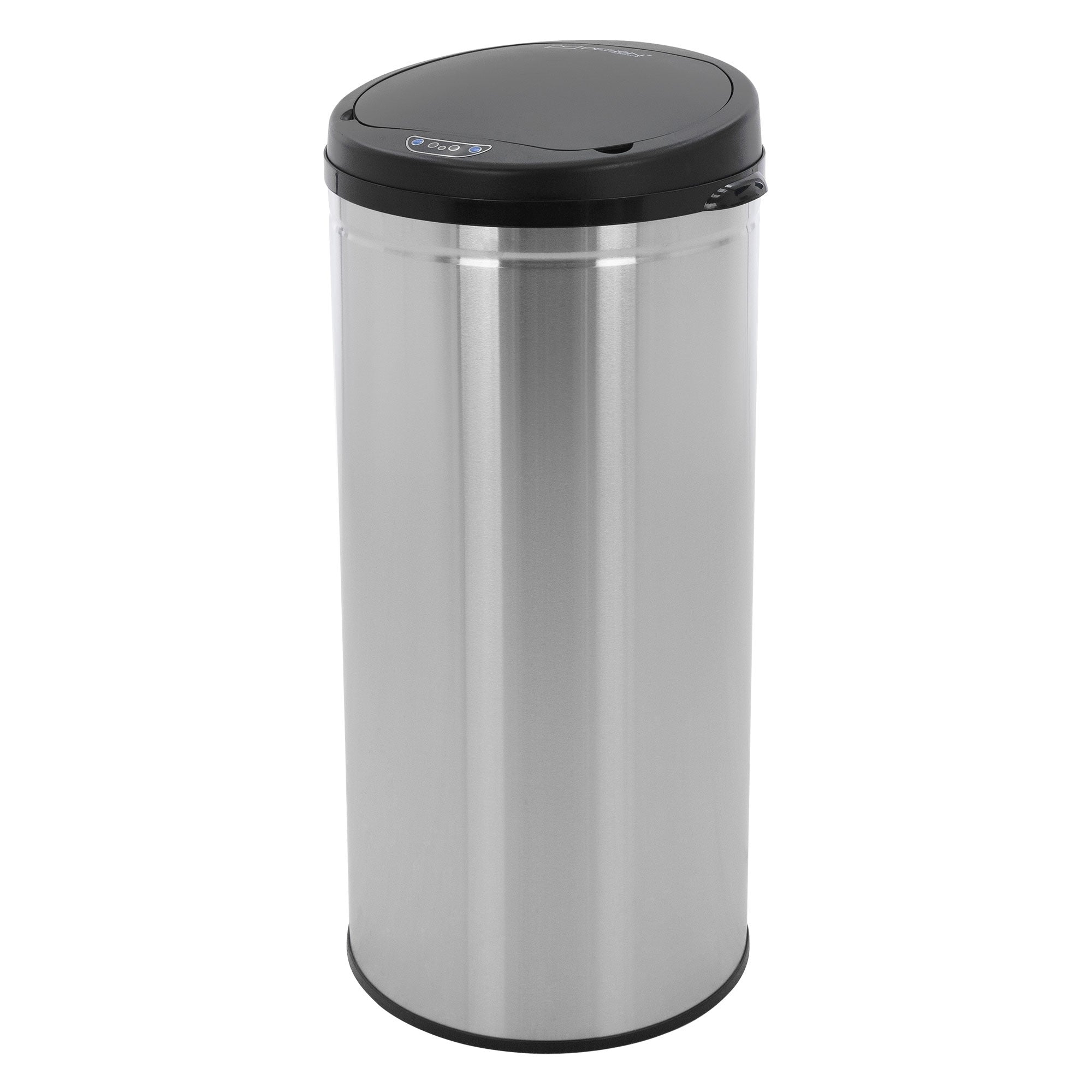 ML-Design poubelle capteur inox brossé argent 50 litres automatique