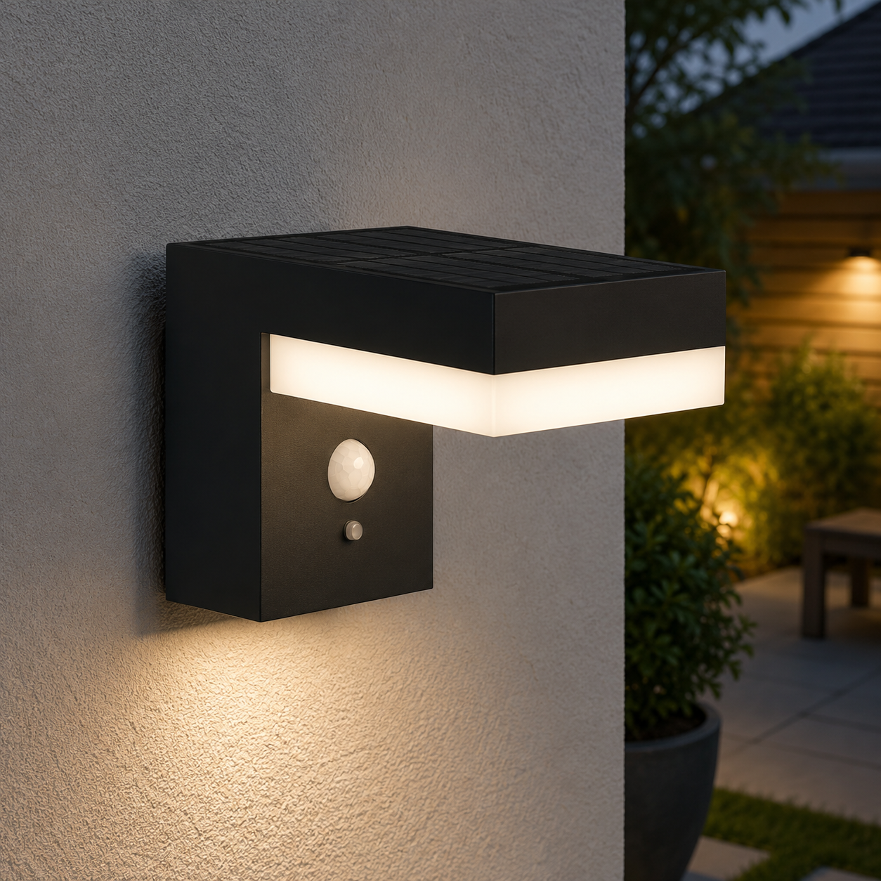 Red Deco Cenova Wall H12,5cm applique solaire détecteur