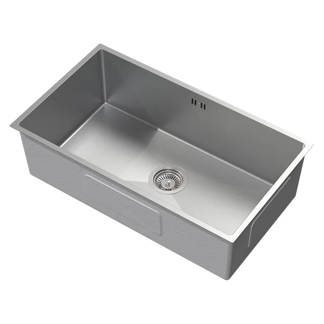 ECD Germany évier encastrable inox 70x40 cm argent