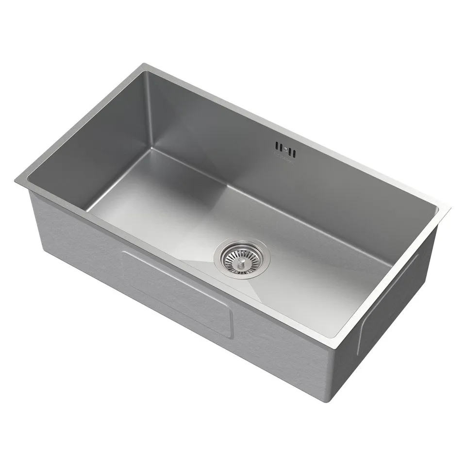ECD Germany évier encastrable inox 70x40 cm argent