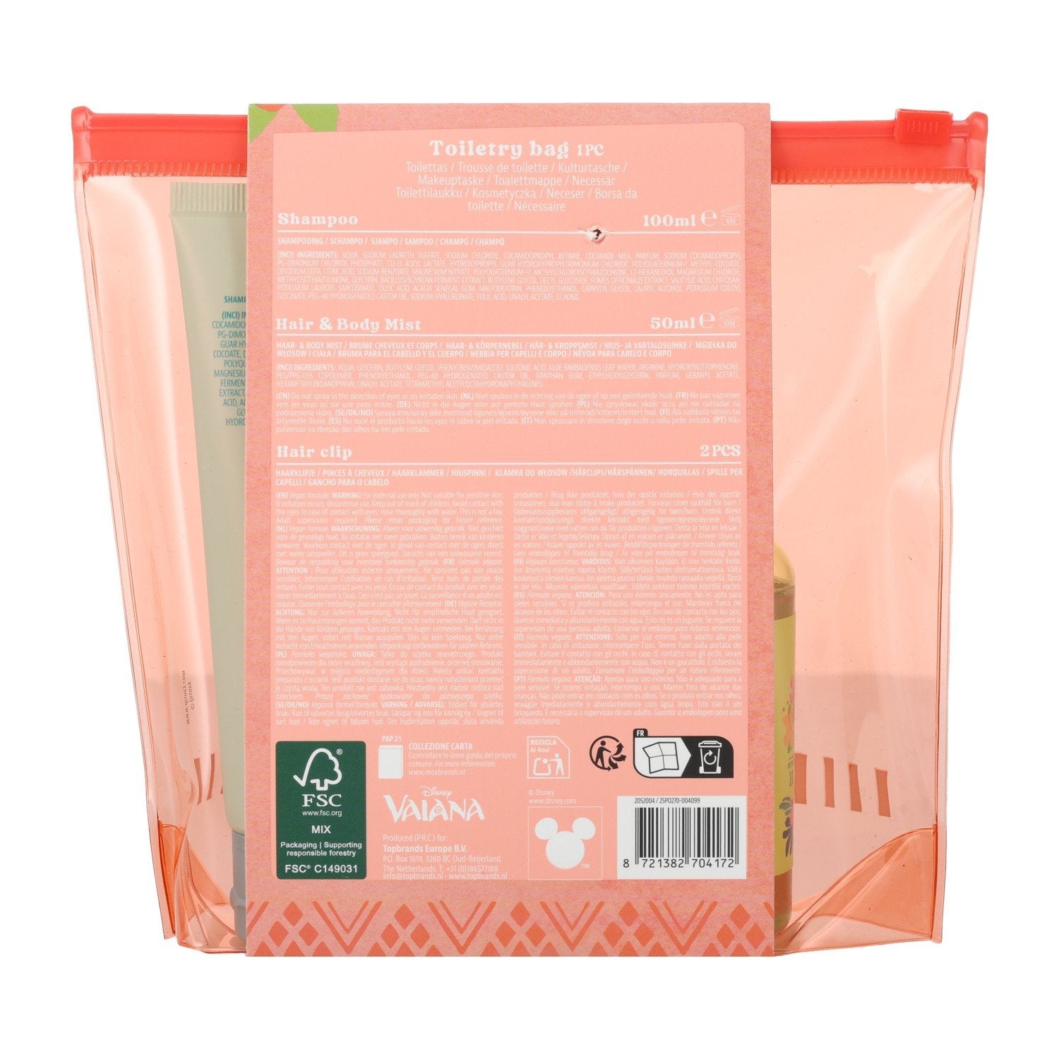 Disney Vaiana Coffret cheveux & corps enfant