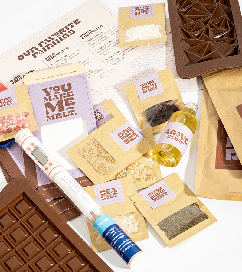 L'avant gardiste Épicerie kit DIY chocolat barres maison