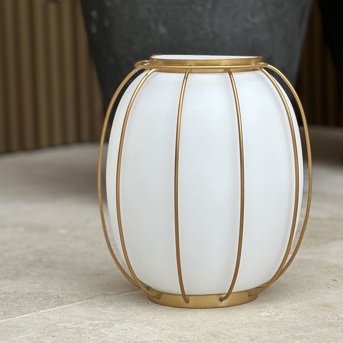Red Deco Tulum H27cm lampe sans fil dorée dimmable