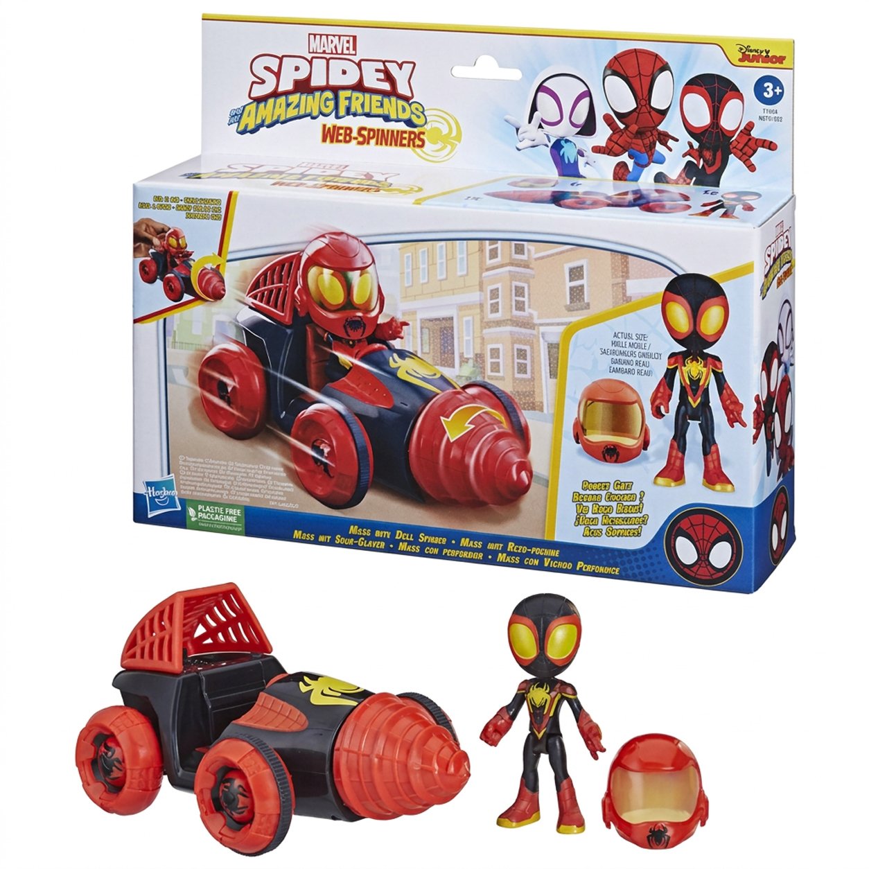Hasbro Spidey Roto figurine avec véhicule à offrir