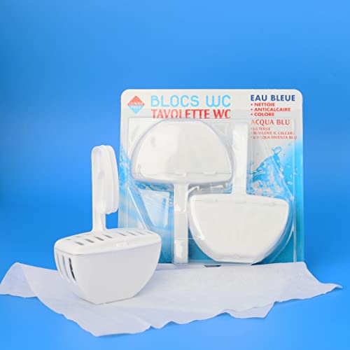 Leader Price Blocs WC eau bleue x2 cuvette