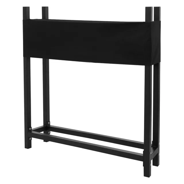 ECD Germany Garten abri bûches acier 113x25x115 bâche