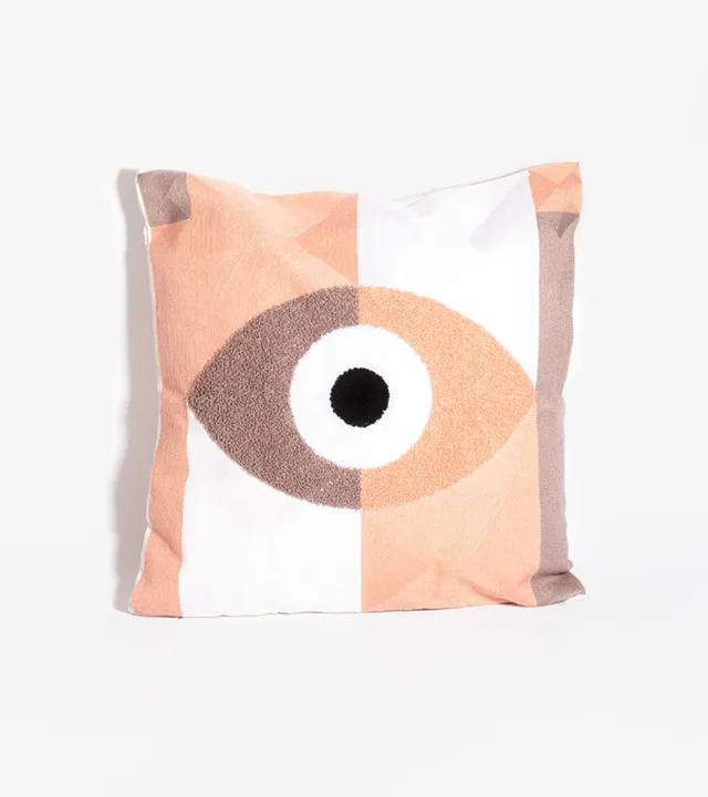 L'avant gardiste Cocooning Housse de coussin œil