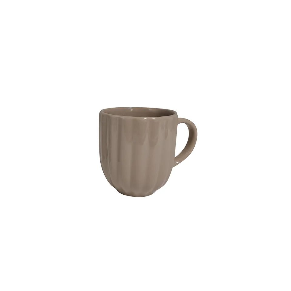 Stokomani Maison Mug coquillage marron 350ml