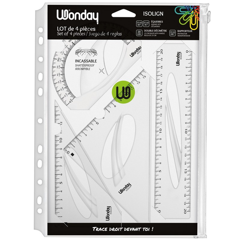 Safe Tool Isolign set géométrie incassable 4 pièces