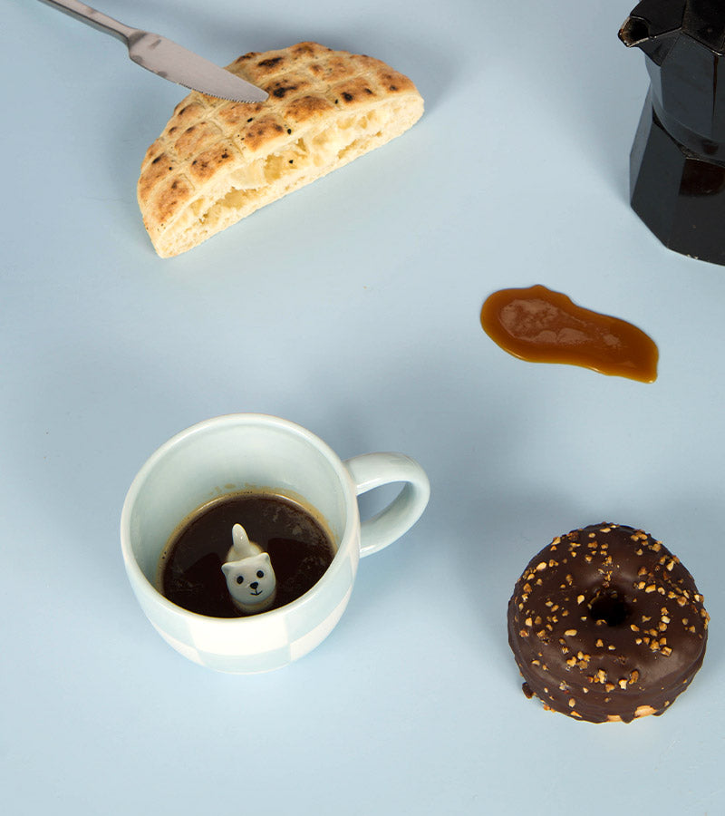 L'avant gardiste Mug Animal Caché Grenouille céramique