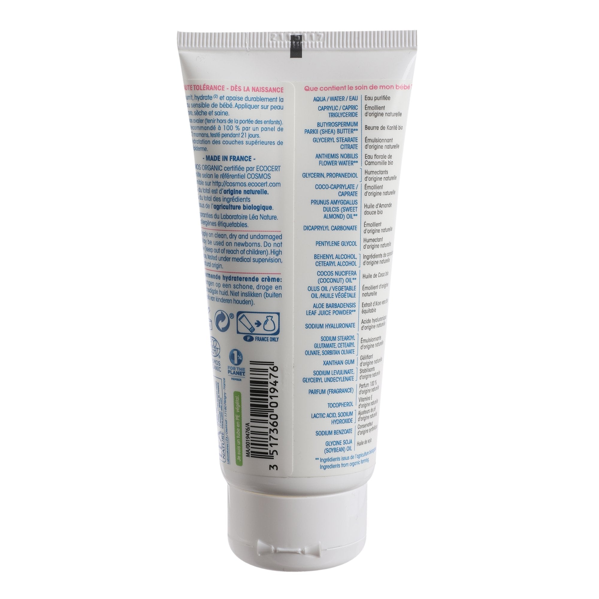 So Bio Ethic crème hydratante bébé visage et corps