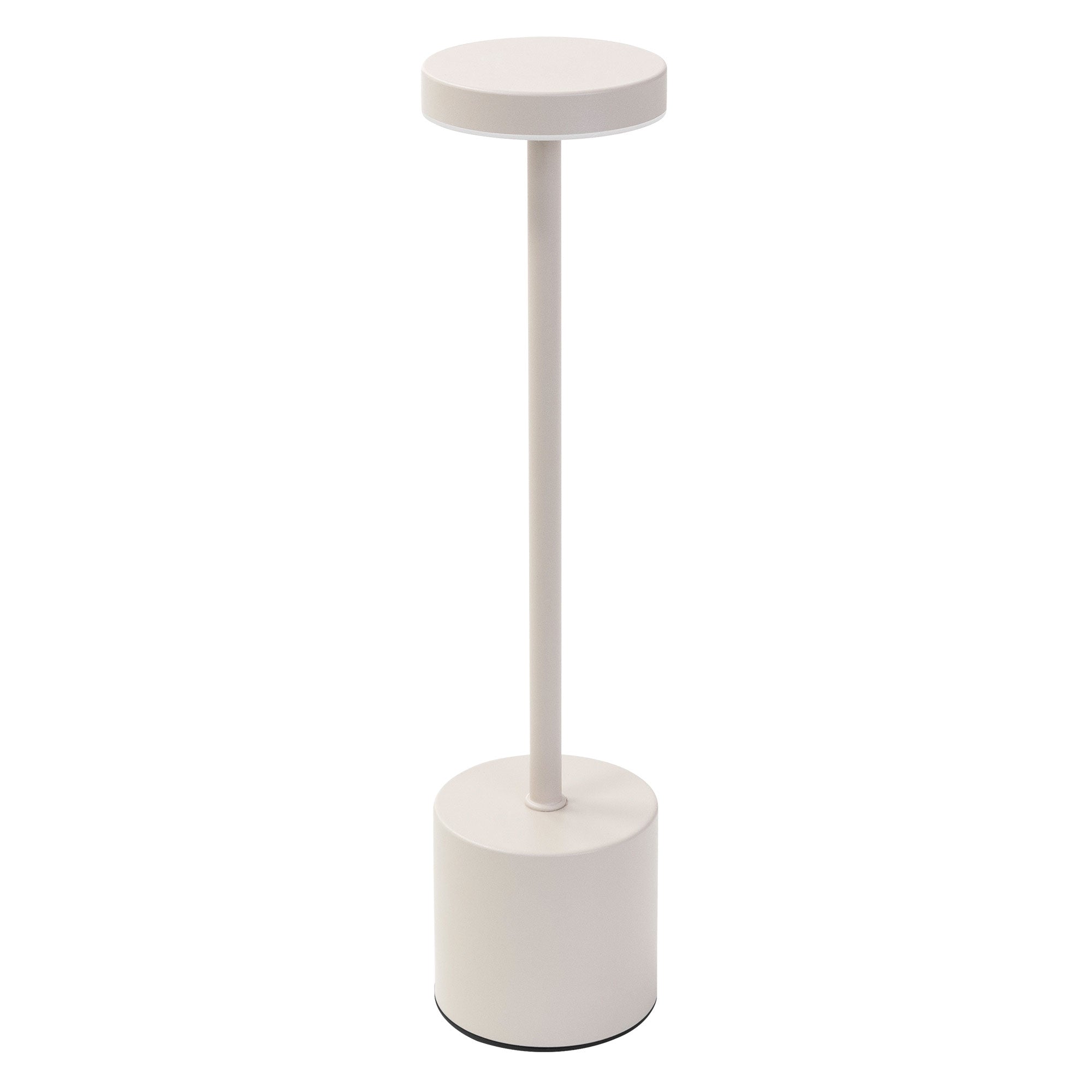 ECD Germany Möbel lampe table tactile crème LED USB-C