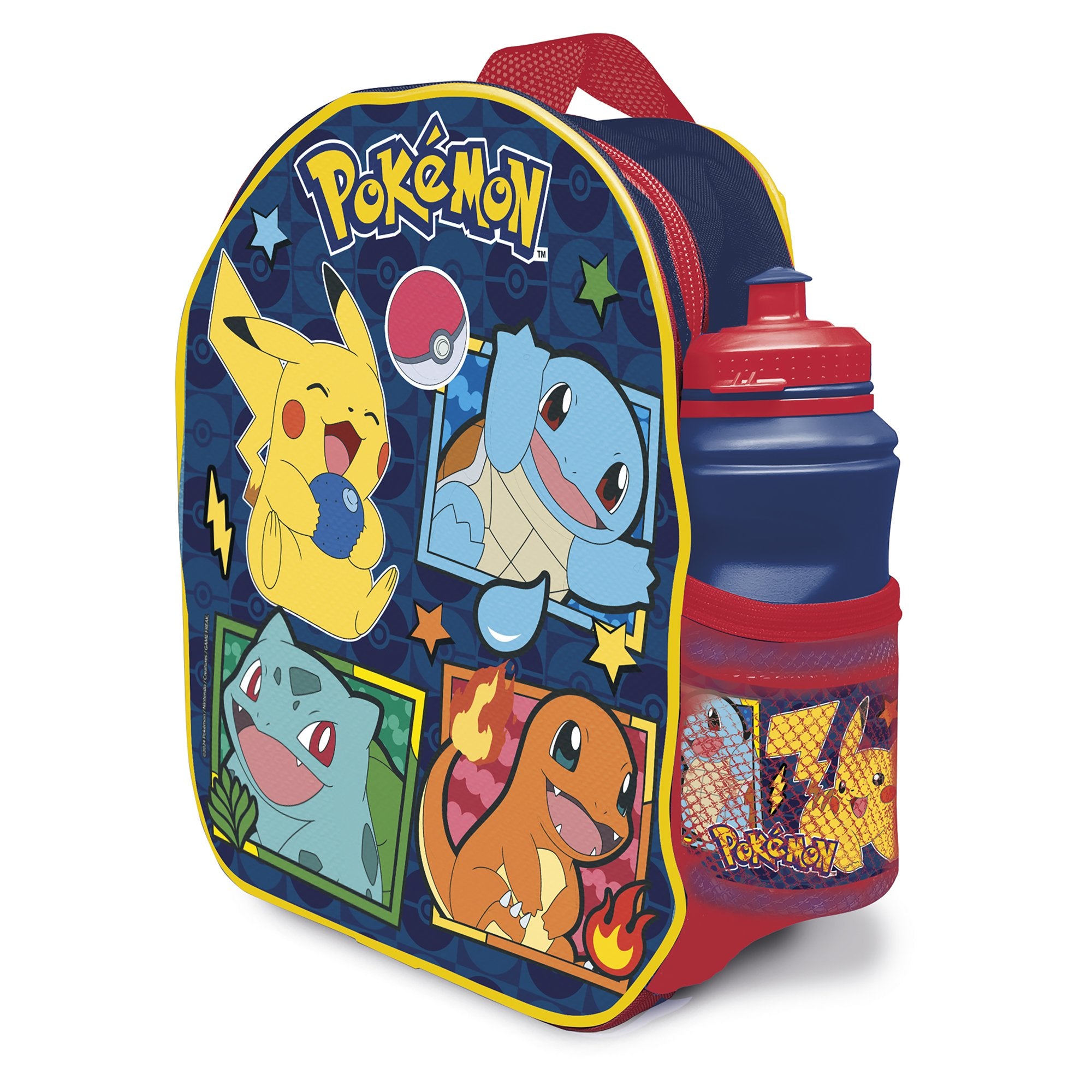Pokémon sac à dos avec gourde 390 ml pour école