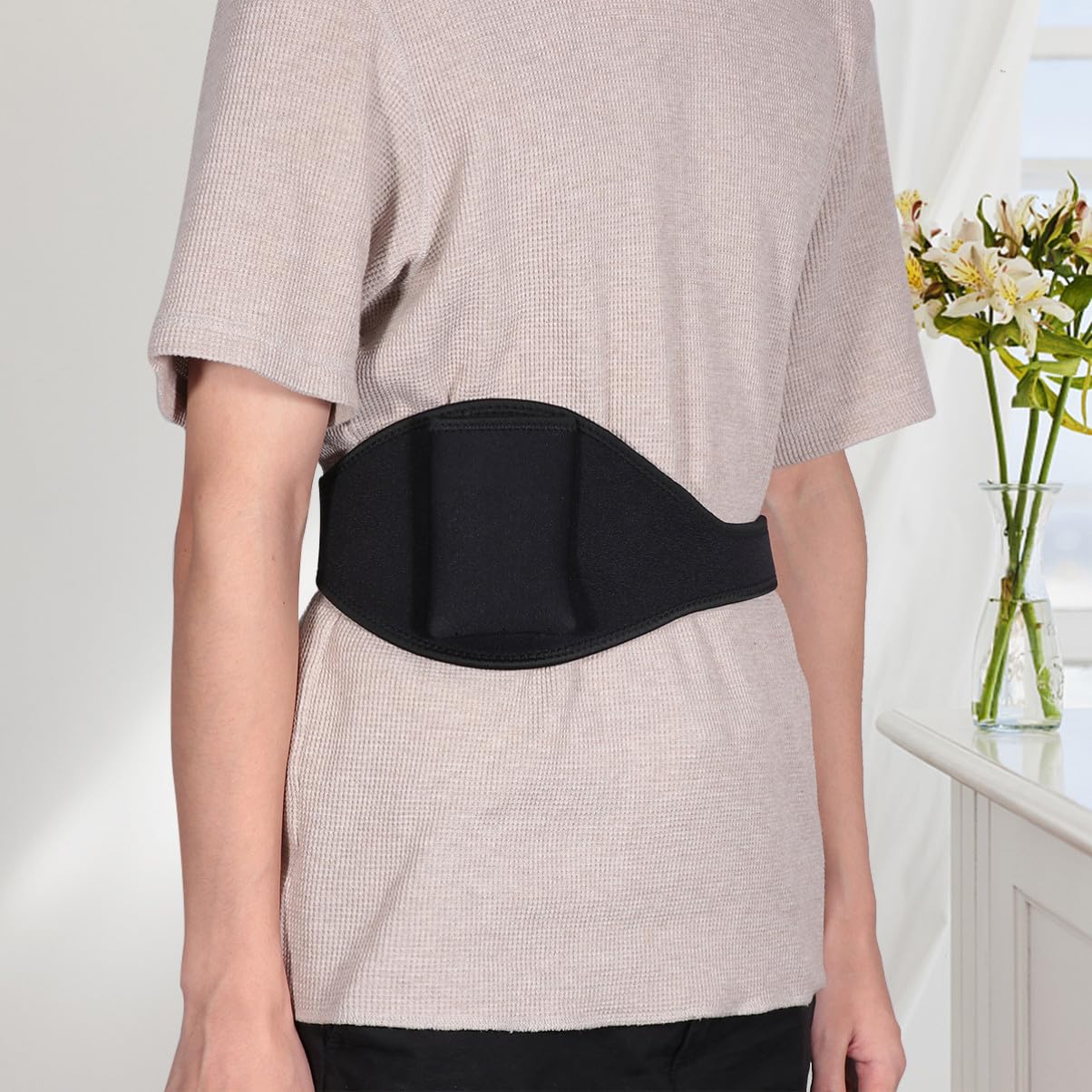 Milisten ceinture micro fitness pochette émetteur verticale