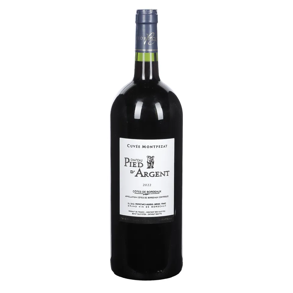 Château Pied d'Argent Côtes de Bordeaux vin rouge 2022