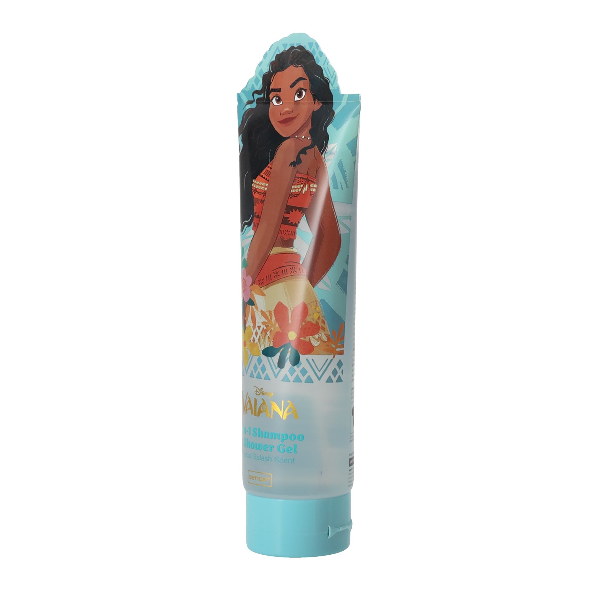 Disney Vaiana tube 2-en-1 shampooing gel douche bleu enfant