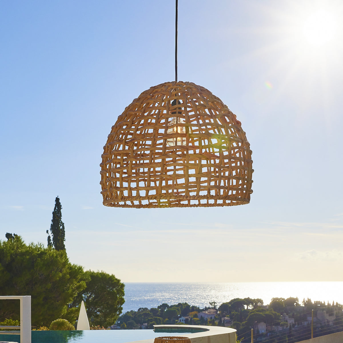 Red Deco Amadeo Outdoor Cable suspension jacinthe 5m bohème