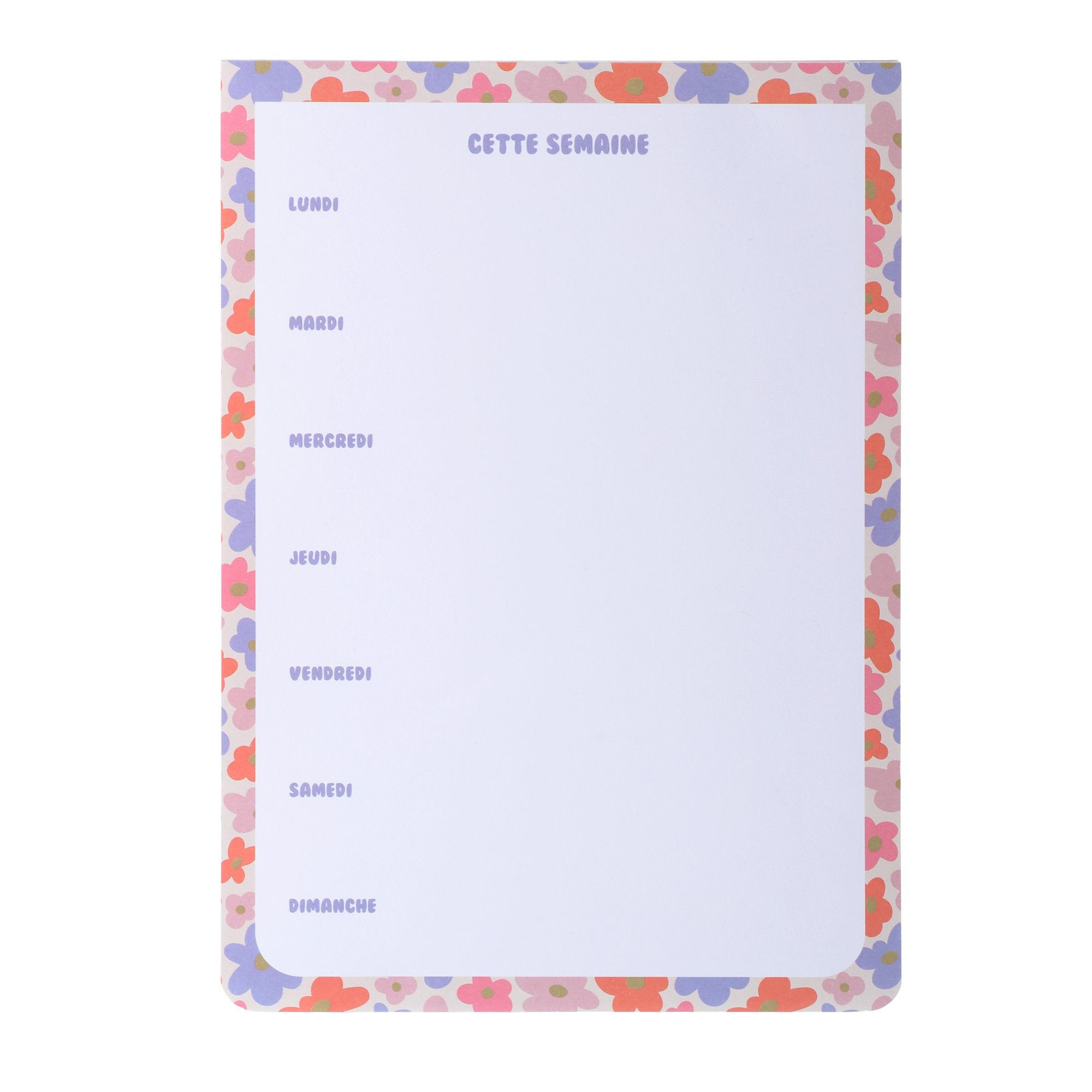 Stokomani Maison set organisateur 3 pièces carnet semainier