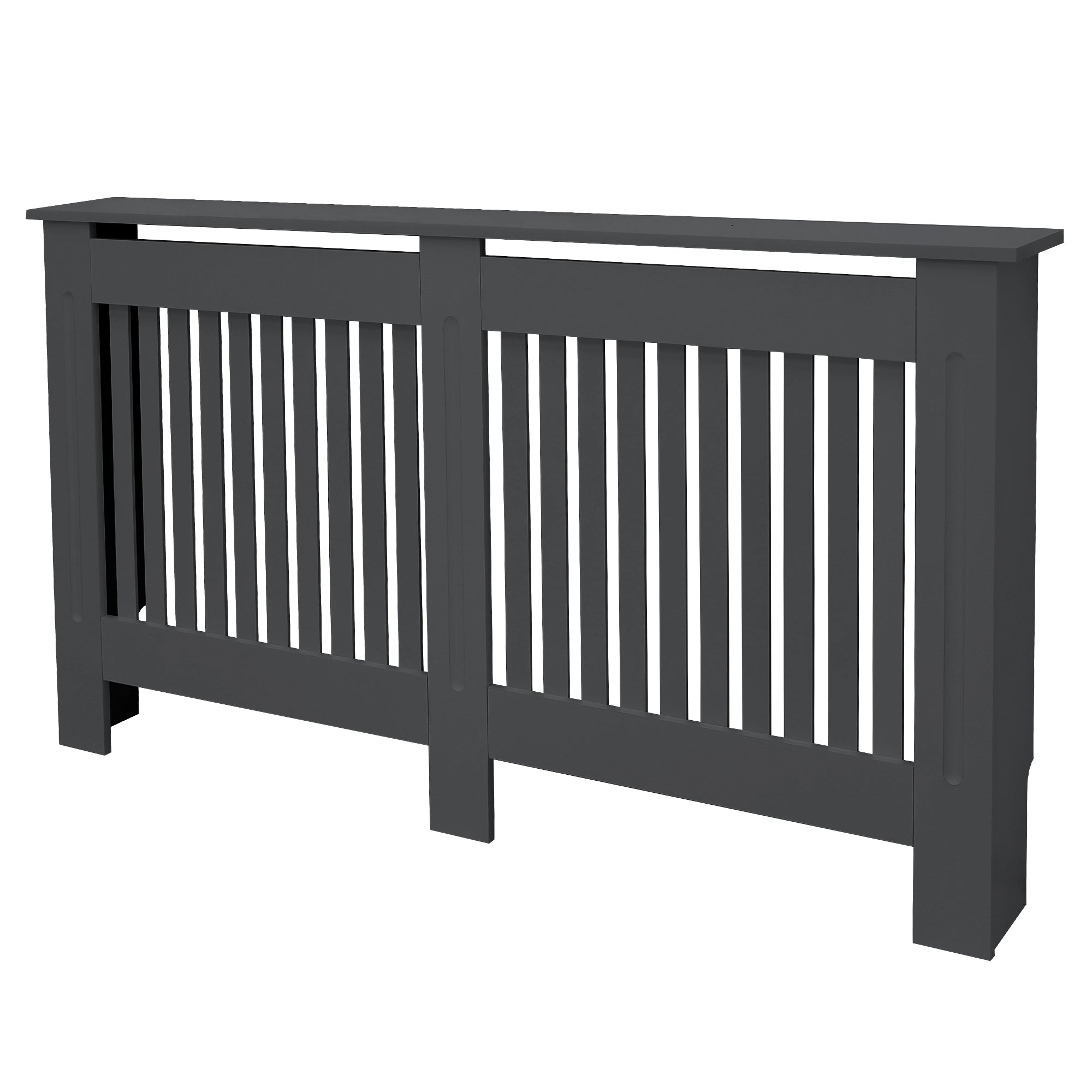 ECD Germany Heizungen cache radiateur MDF blanc 78x19x82 cm
