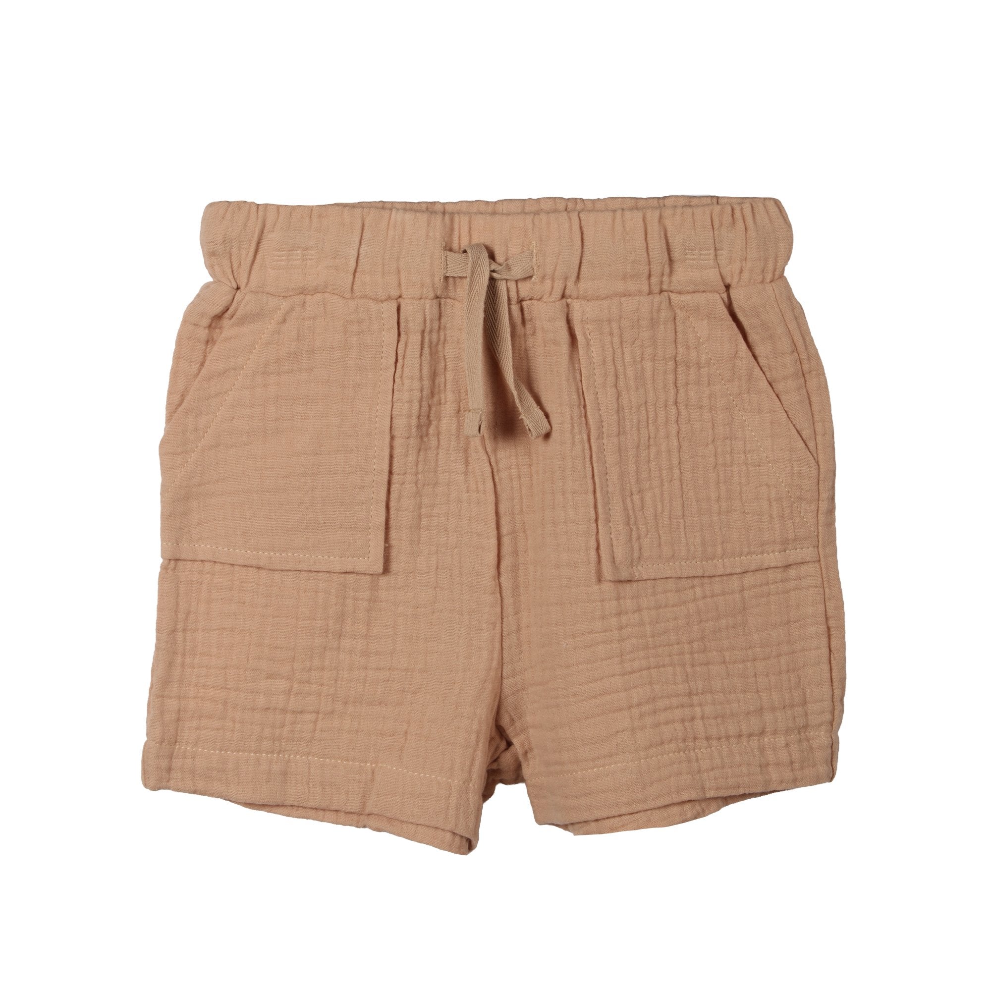 Stokomani Mode Ensemble chemisette short coton marron 12M