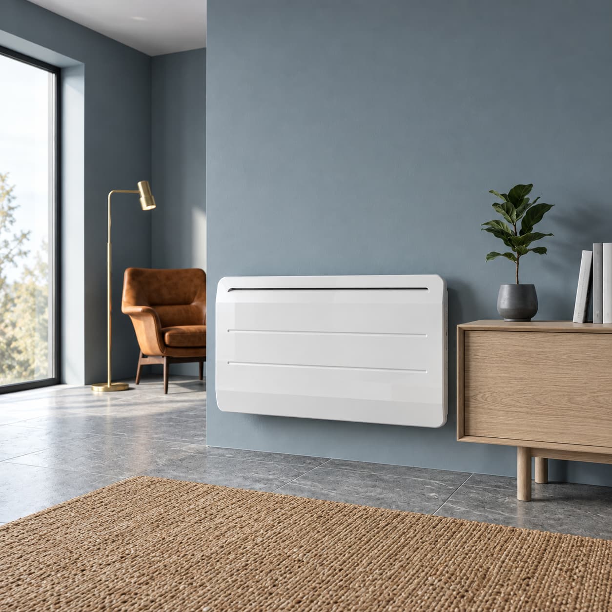 Red Deco Mauna 2000W radiateur fonte blanc 20 m²