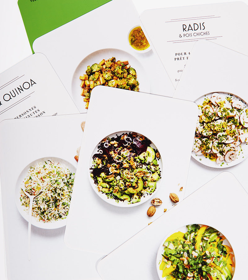 L'avant gardiste Cooking box Salades boîte fiches recettes