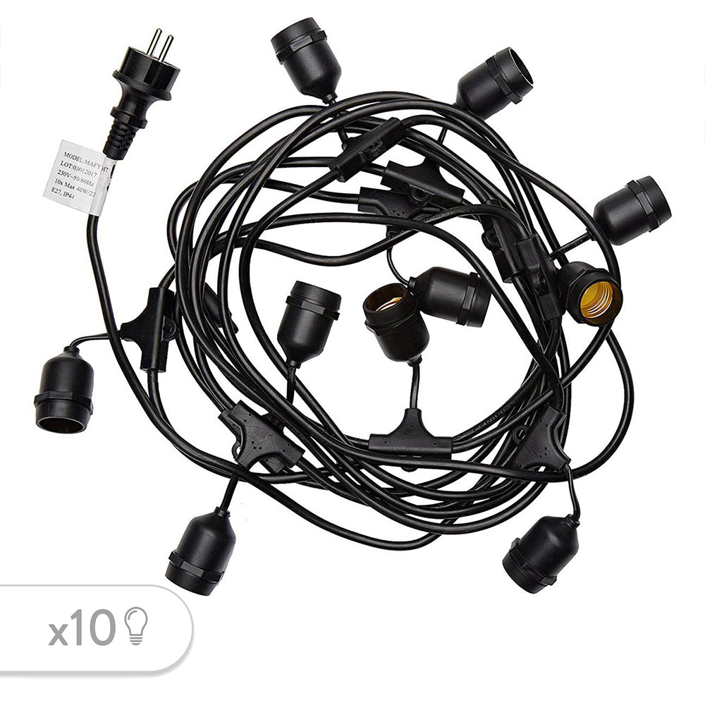 Red Deco Mafy guirlande lumineuse extérieure 6m 10 LED blanc chaud