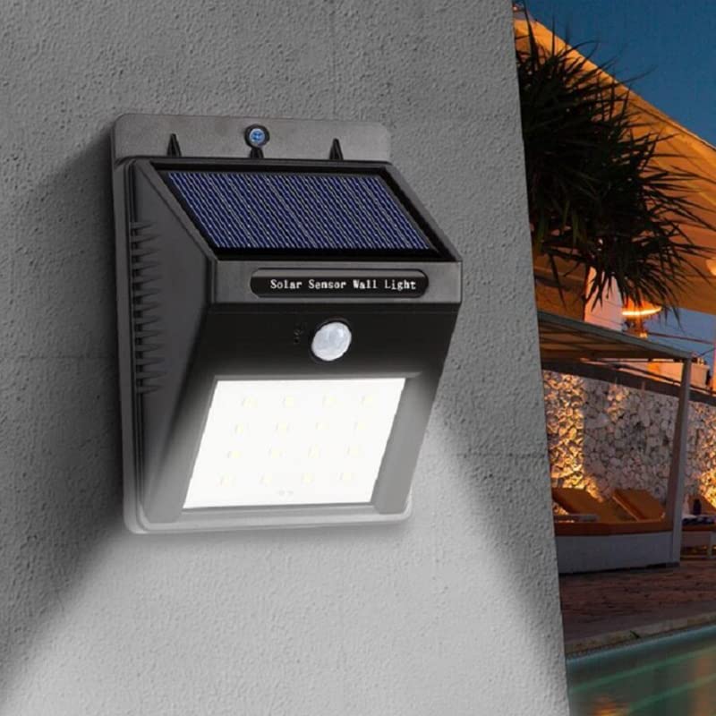 Shop-Story Maison Solarna Applique Murale Solaire 30 LED Noire
