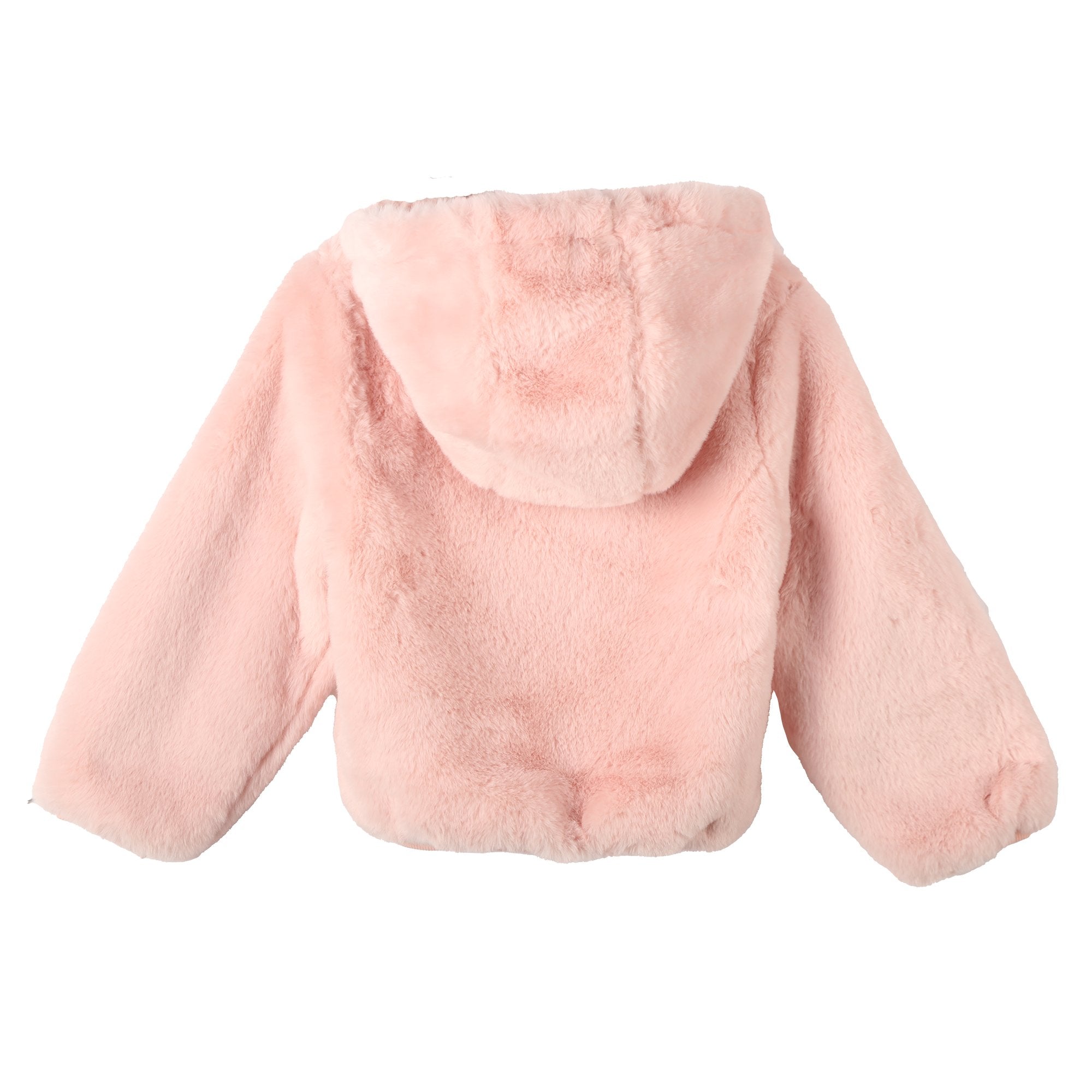 Stokomani Mode veste fausse fourrure rose enfant 08A