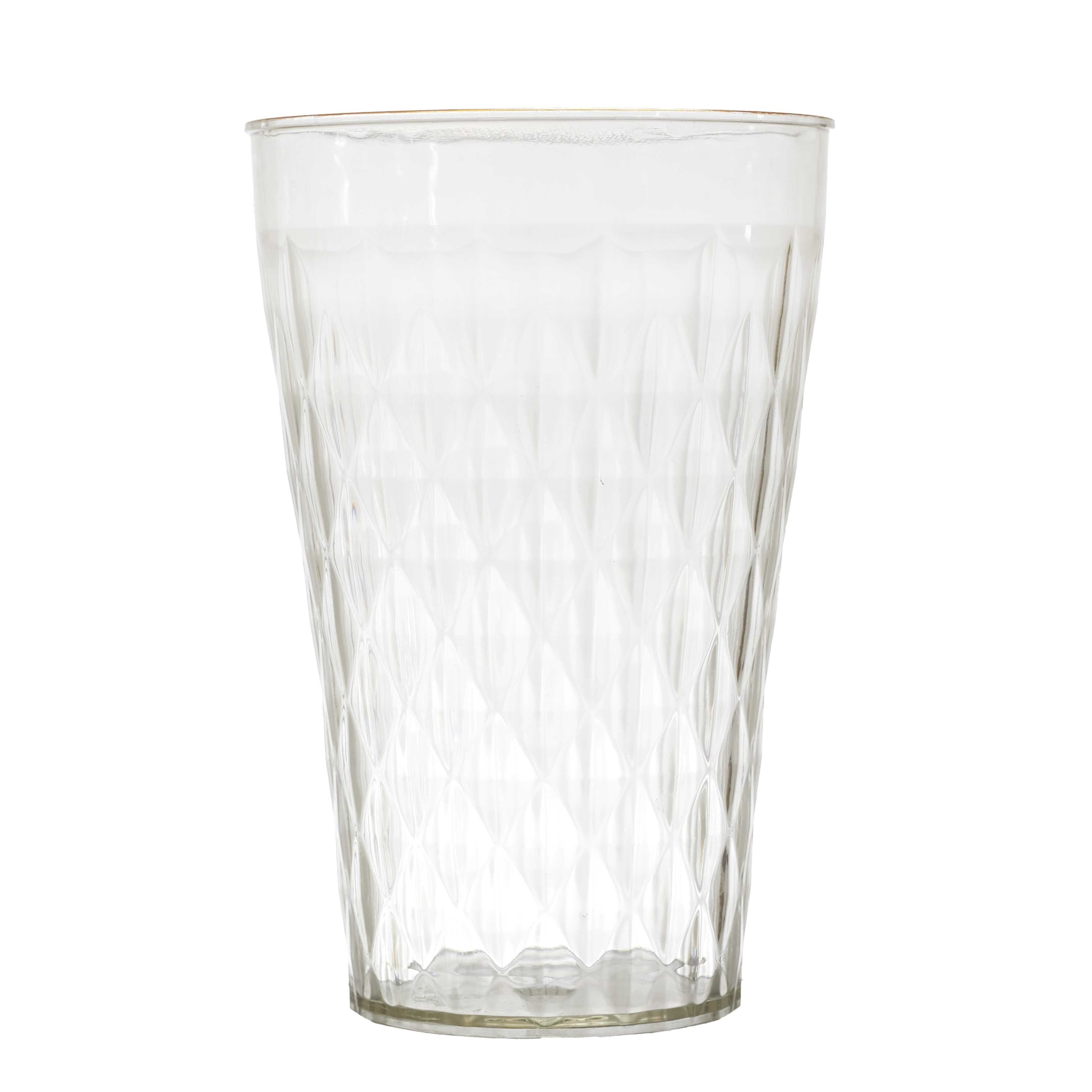 Stokomani Maison Verre plastique 42 cl transparent