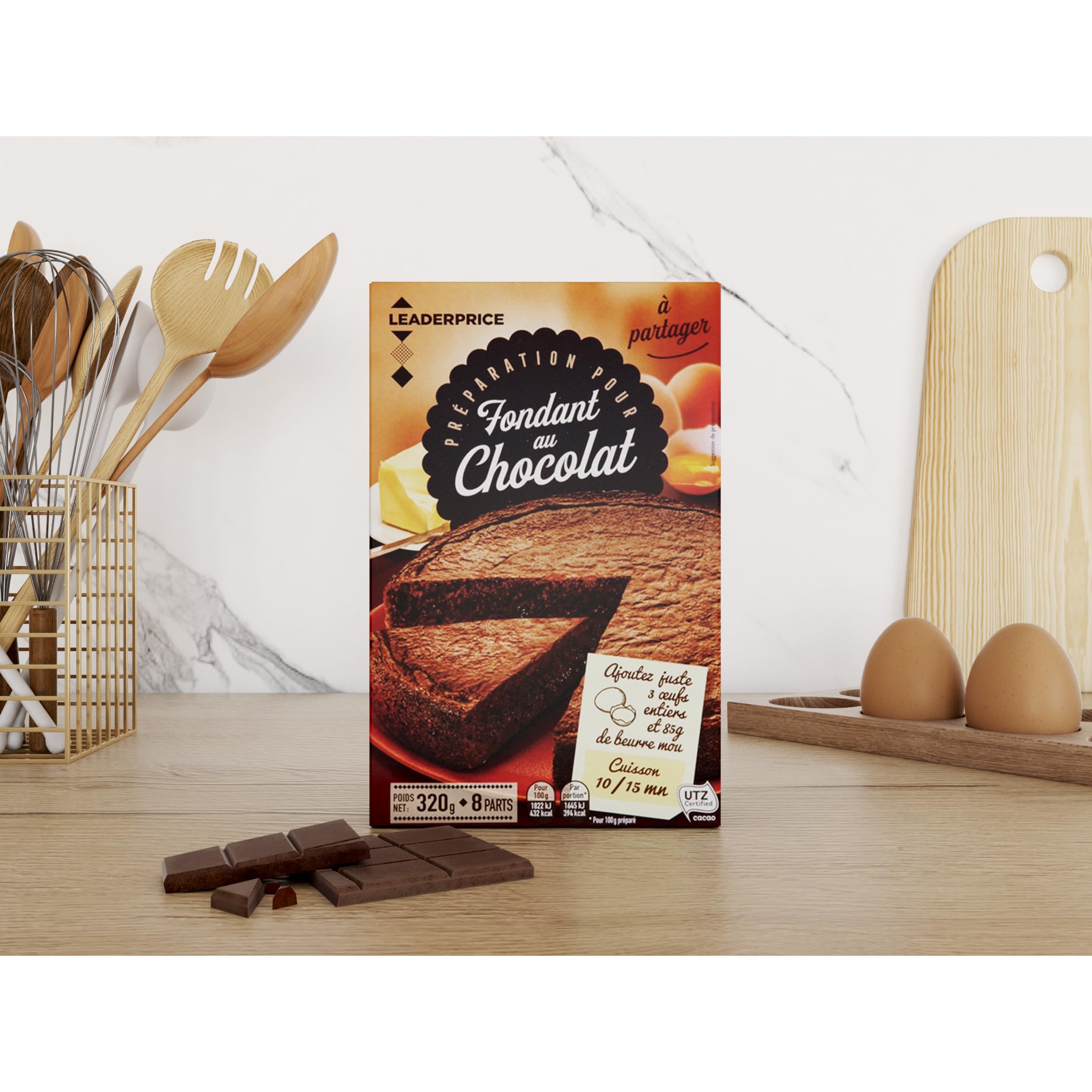 Leader Price Desserts fondant au chocolat 320g facile