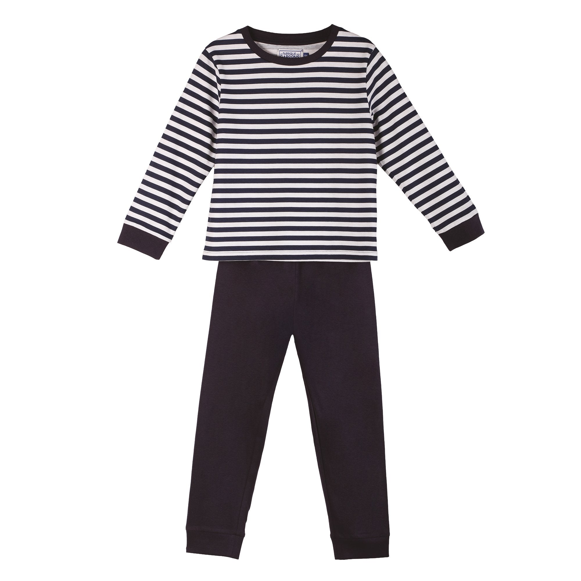 Pyjama jersey bleu enfant 04A à 14A nuit coton