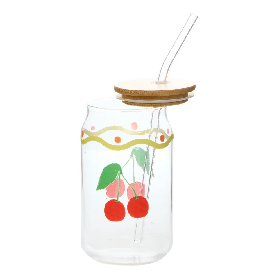 Stokomani Fruity verre canette avec paille