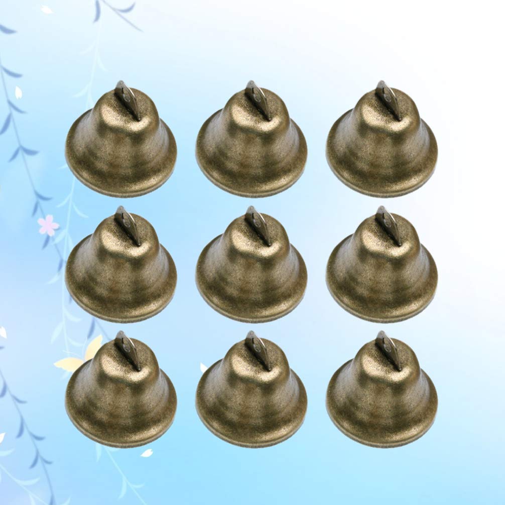 Milisten clochette main cuivre marron 38 mm lot de 20