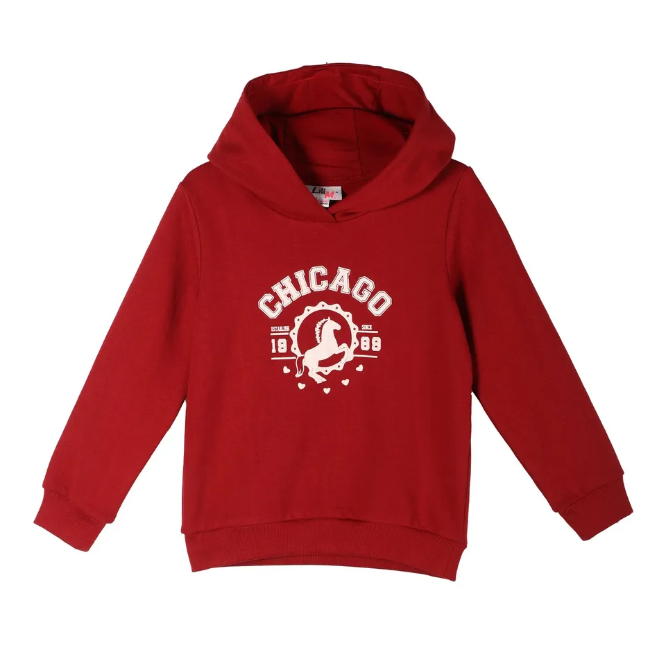 Stokomani Mode sweat à capuche rouge enfant