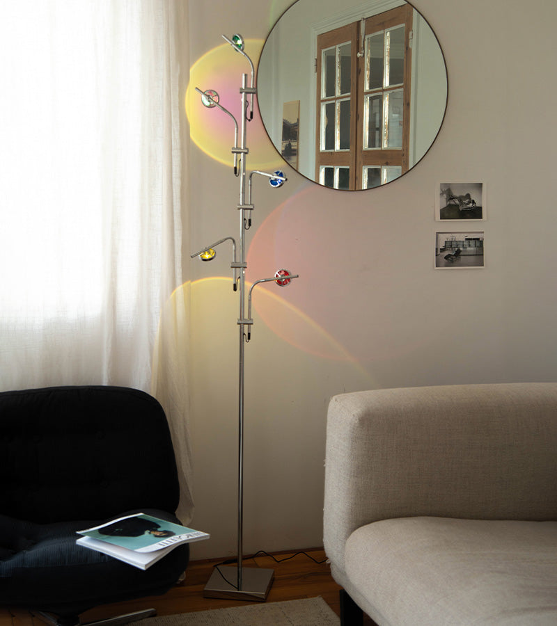 L'avant gardiste Déco lumineuse Lampadaire coucher de soleil 5 spots