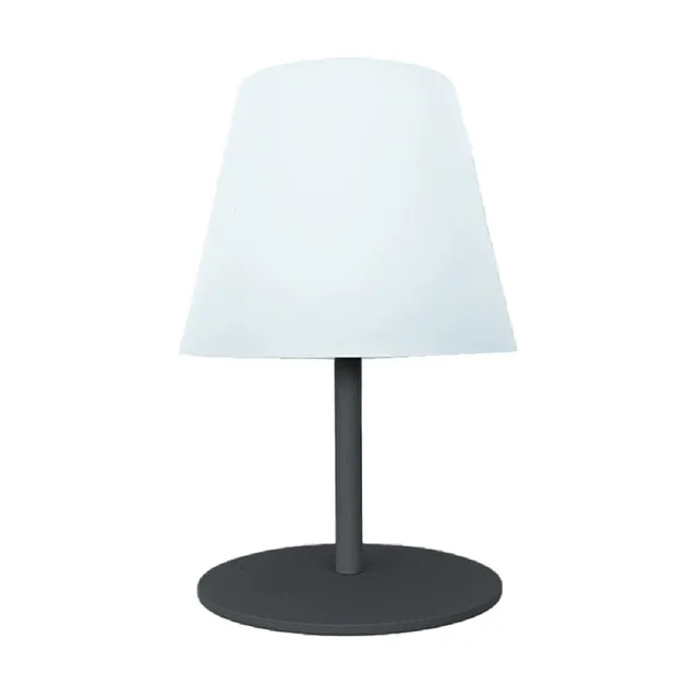 Red Deco Twins Solo Rock H16cm lampe sans fil gris