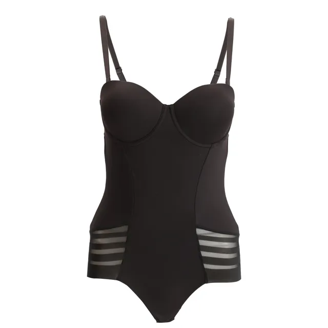 Body gainant noir lingerie femme sculptant 90C