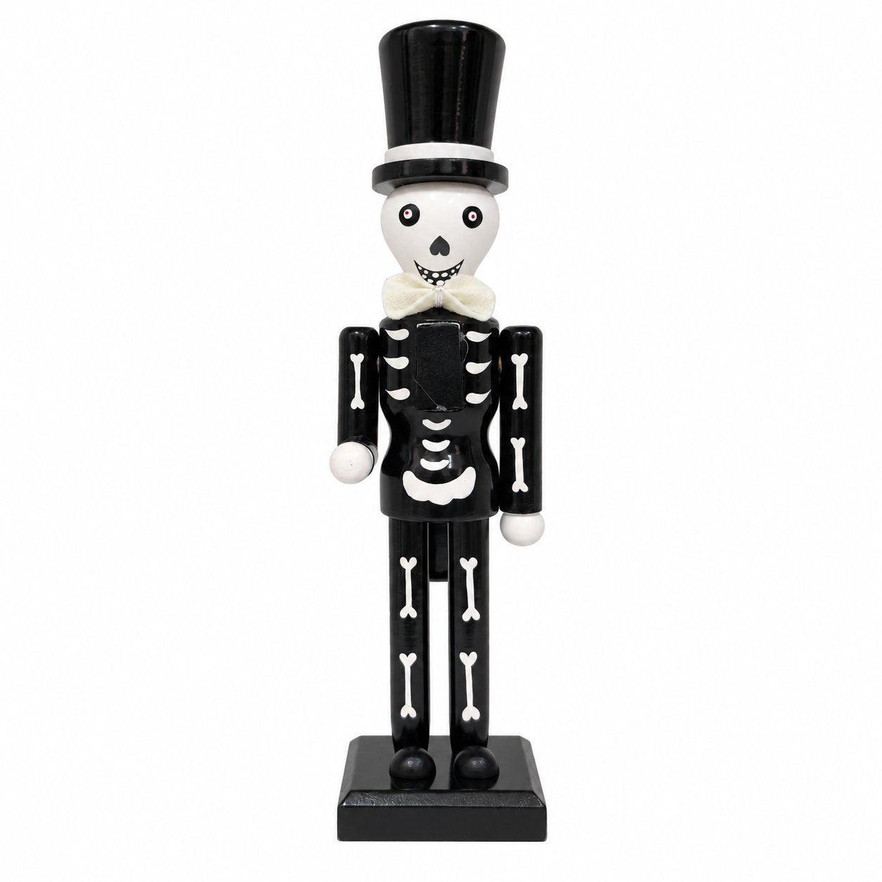 Stokomani Fêtes casse-noisette Halloween bois noir 25 cm
