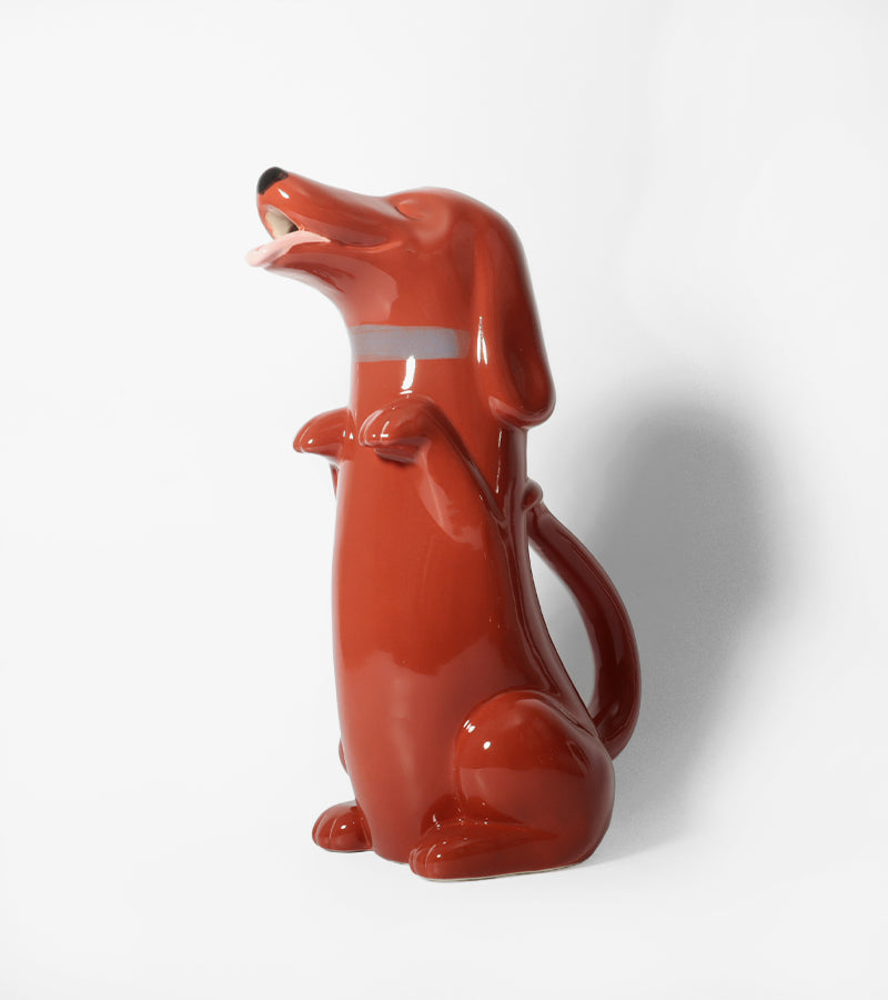 L'avant gardiste carafe teckel vase verre table fun