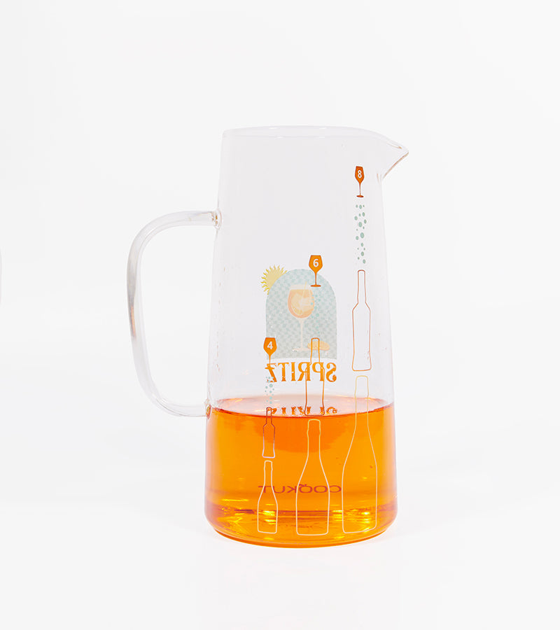 L'avant gardiste Vaisselle & Table Fun carafe Spritz graduée verre