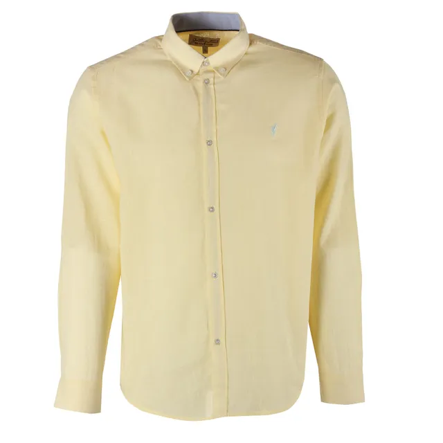 Stokomani Mode Chemise manche longue jaune taille XL
