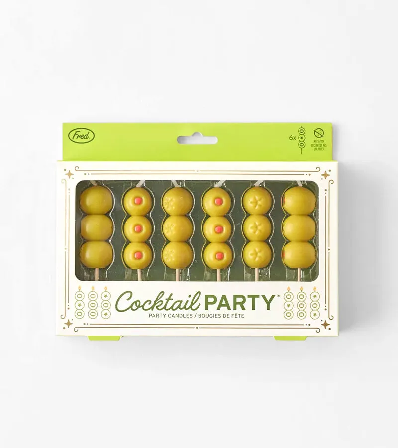 L'avant gardiste Objets déco bougies anniversaire olives
