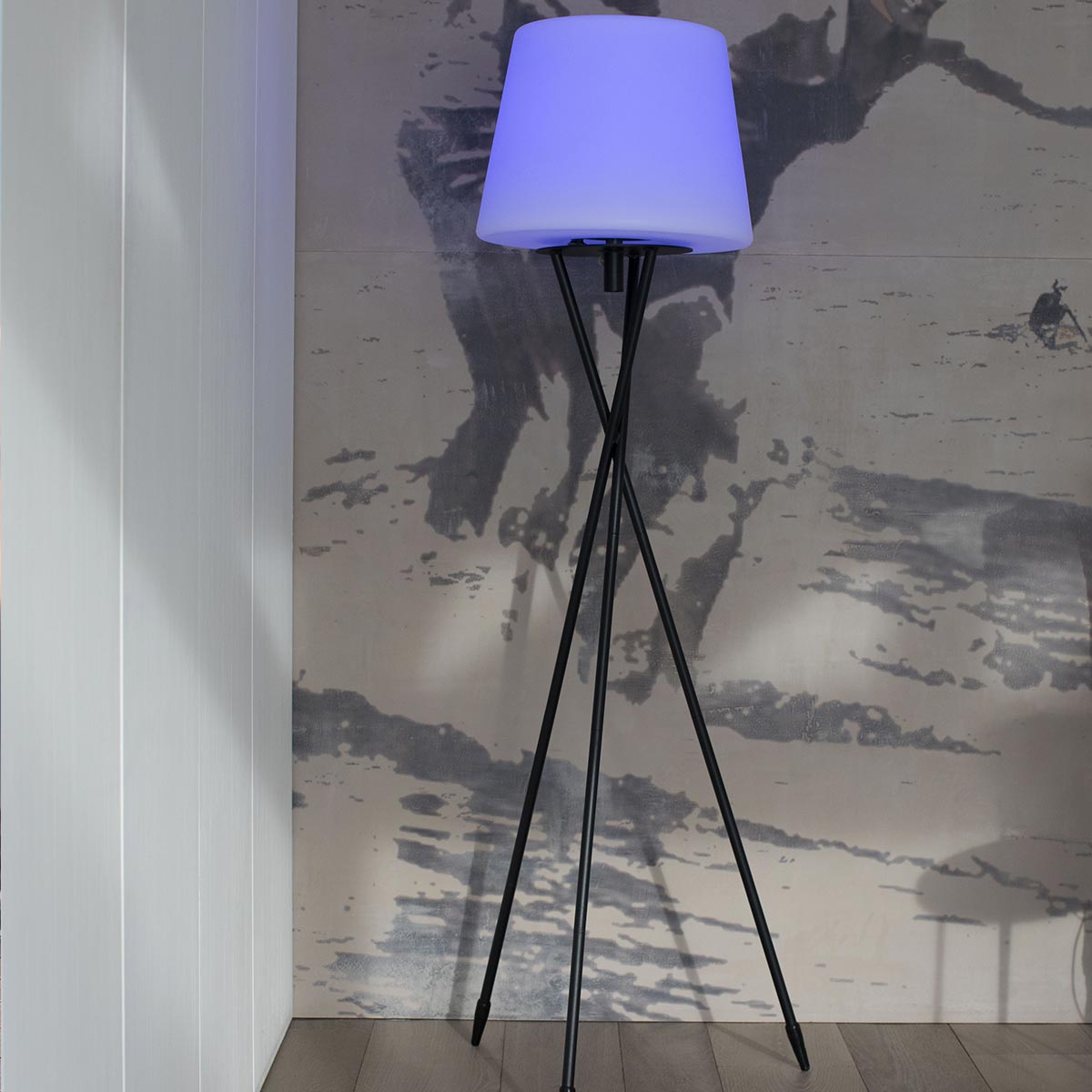 Red Deco Try lampadaire trépied sans fil H150cm