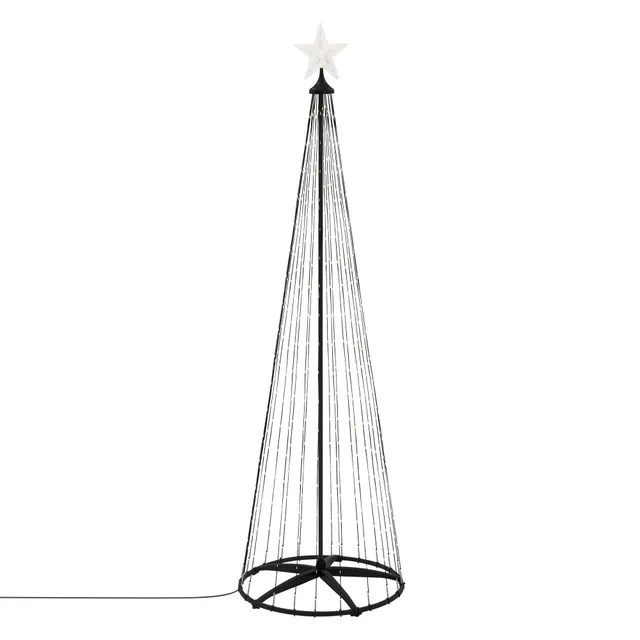 ECD Germany Haus & Wohnen guirlande sapin LED 210 cm 370 LED
