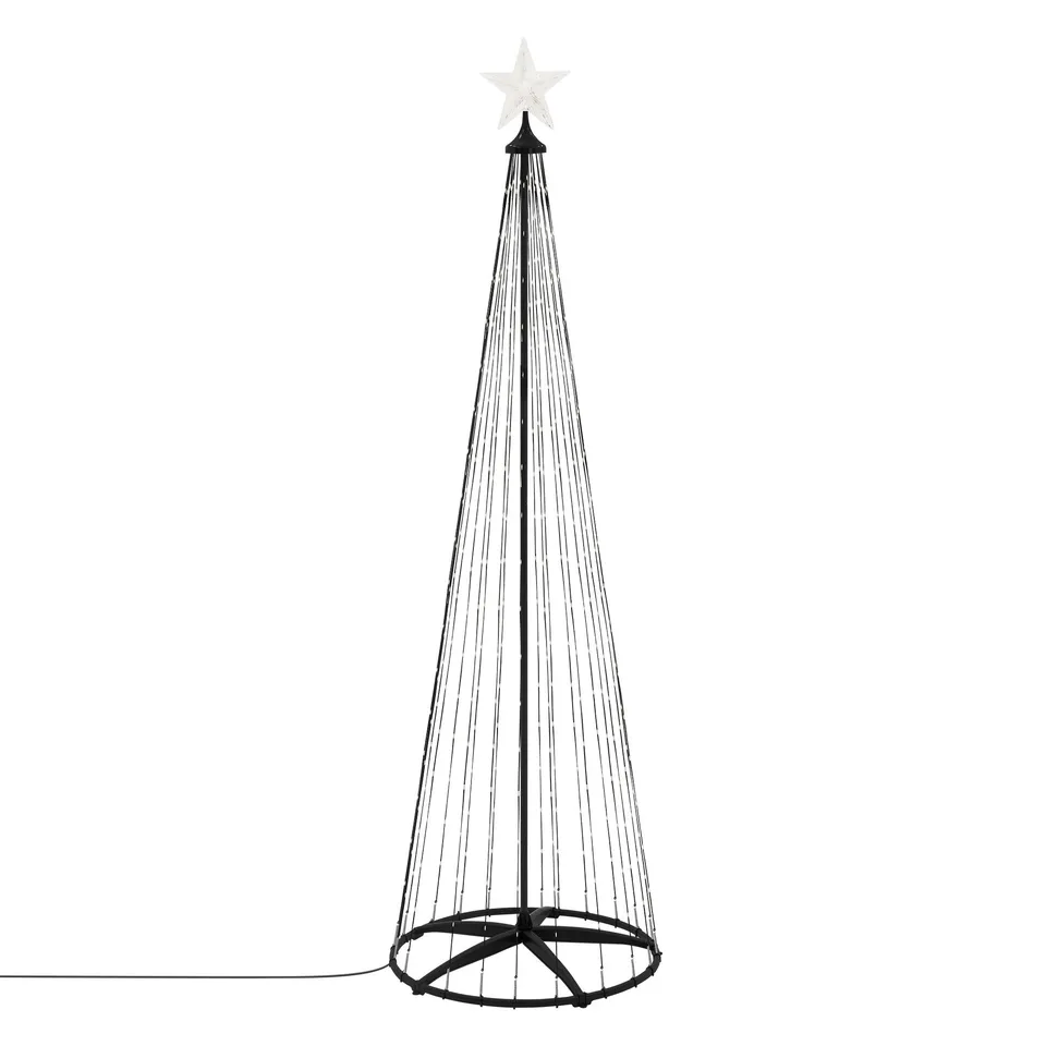 ECD Germany Haus & Wohnen guirlande sapin LED 210 cm 370 LED