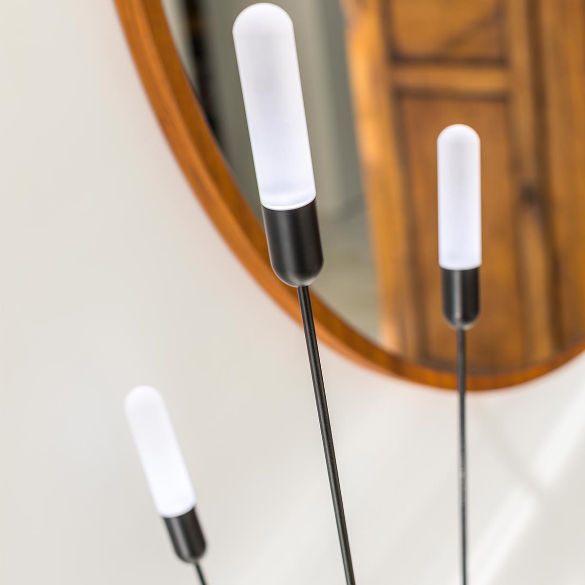 Red Deco Reeds lampadaire filaire LED roseau H156 cm